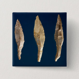 Three arrow heads 15 cm square badge