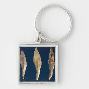Three arrow heads key ring
