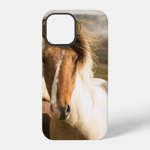THREE ASSORTED-COLOR HORSES RUNNING AWAY FROM A MO iPhone 12 CASE