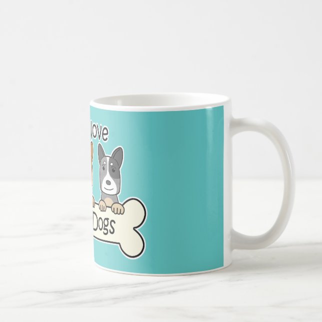 Three Australian Cattle Dogs Coffee Mug (Right)