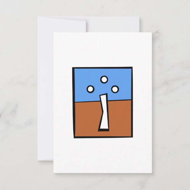 THREE BALL CROSS THANK YOU CARD (Front)