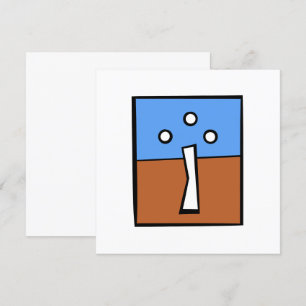 THREE BALL CROSS THANK YOU CARD