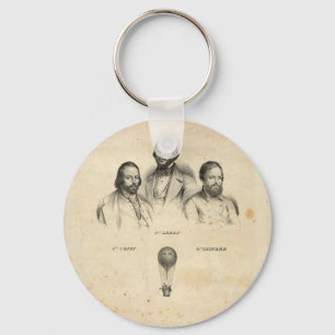 Three Balloonists keychain