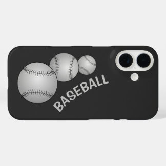 Three Baseballs iPhone 16 Case