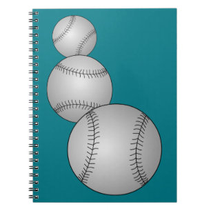 Three Baseballs Notebook