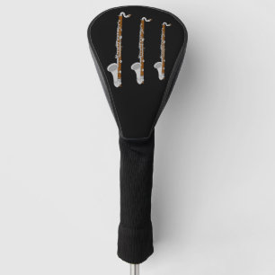 Three Bass Clarinets Golf Head Cover