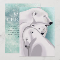 Three Bears Winter Wonderland - Merry Christmas