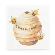 Three Bees Napkins