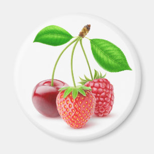 Three berries magnet