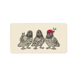 Three best friends label