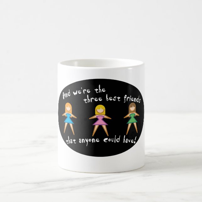 Three Best Friends Mugs (Center)