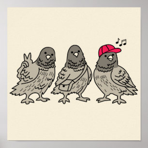 Three best friends poster