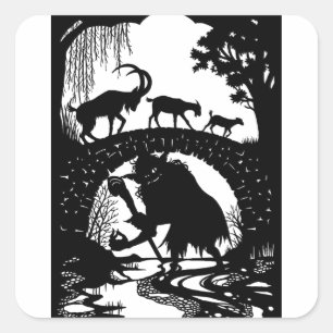 Three Billy Goats Gruff  Square Sticker
