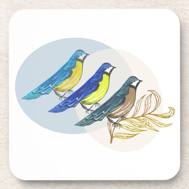 Three Birds Coaster (Front)