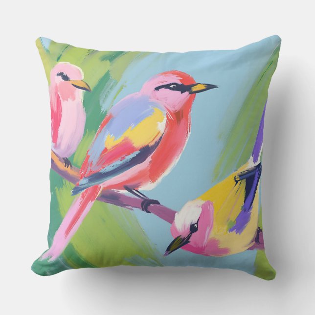 Three Birds Cushion (Front)