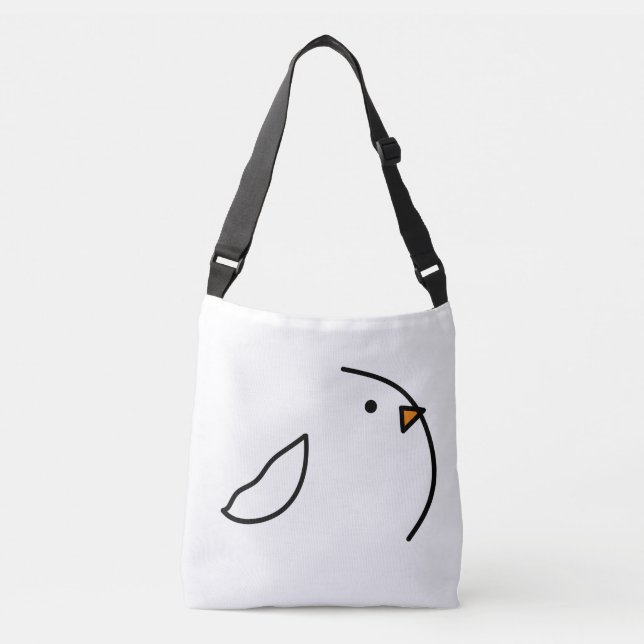 Three birds on the wire crossbody bag (Front)
