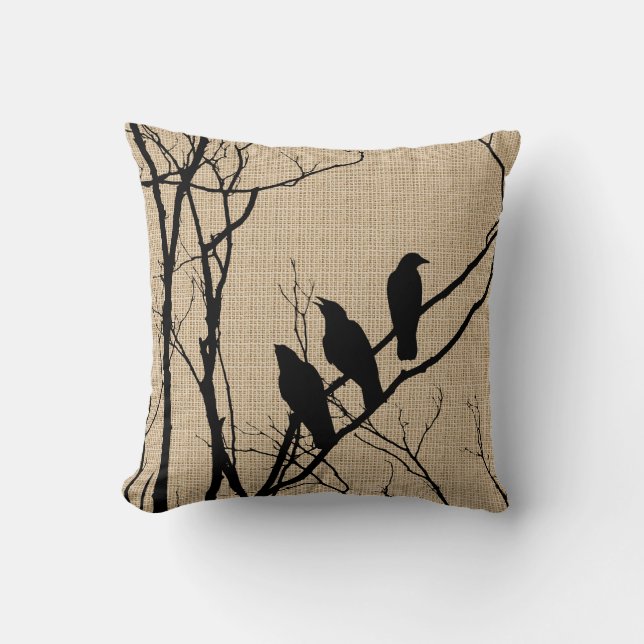 Three Birds Pillow (Front)