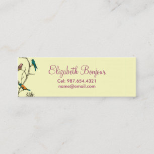 Three Birds Talking ~ Calling Cards