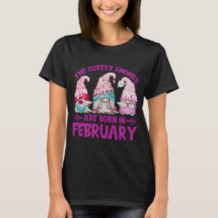 Three Birthday Gnomes For Garden Mum Legend Born I T-Shirt