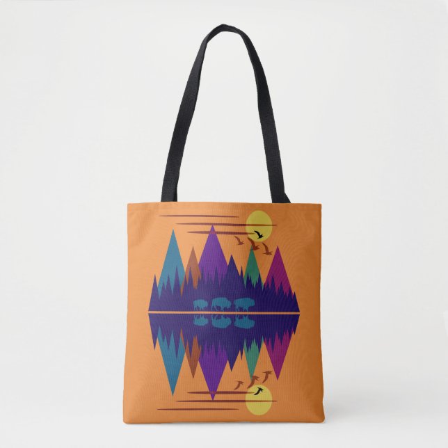 Three Bison Tote Bag (Front)