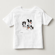Three Black and White Cows Shirt