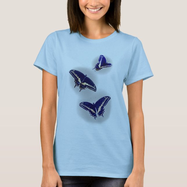 Three Black Swallowtail T-Shirt (Front)