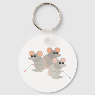 Three Blind Mice Key Ring