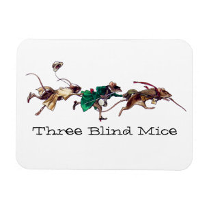 Three Blind Mice Magnet