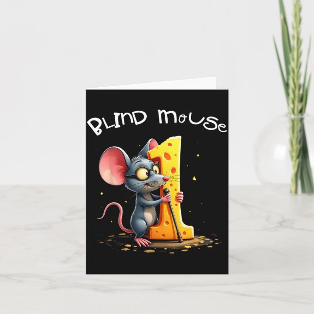 Three Blind Mice Matching Halloween Group Costume Card (Front)