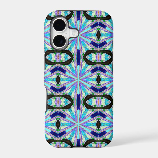 three blue stars pattern case (Back)