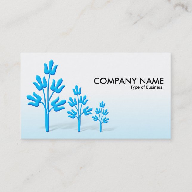 Three Blue Trees Business Card (Front)