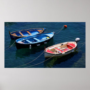 Three Boats Poster