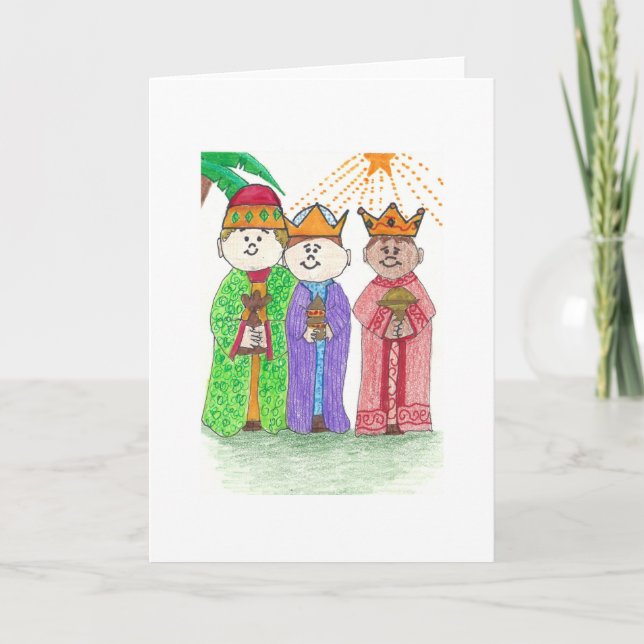 Three Boy Kings Holiday Card (Front)