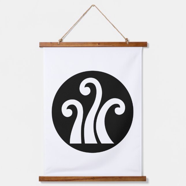 Three bracken in rice cake Golf Balls Hanging Tapestry (Front)