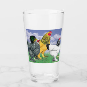 Three Brahmas Glass
