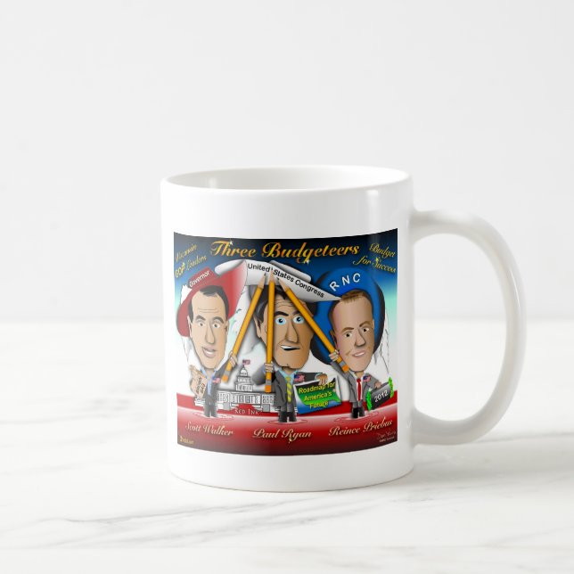 Three Budgeteers from Wisconsin Coffee Mug (Right)