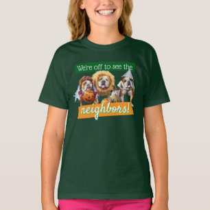 Three Bulldogs in Costumes T-Shirt