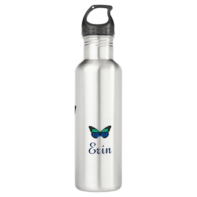 Three Butterflies 710 Ml Water Bottle (Front)