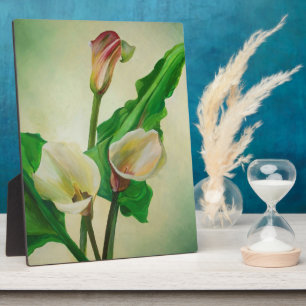 Three Calla Lilies Plaque