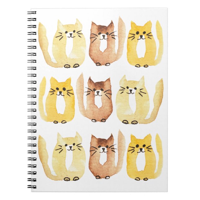 Three Cats Notebook (Front)
