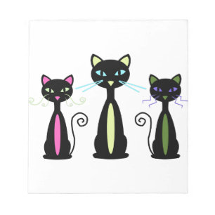 Three Cats Notepad