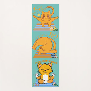 Three Cats Yoga Mat
