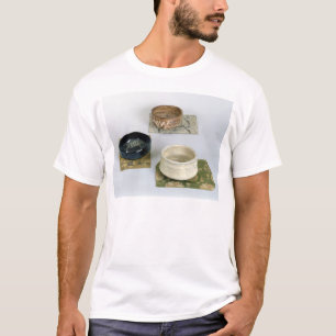 Three chawans used for tea ceremonies, c.1800 T-Shirt