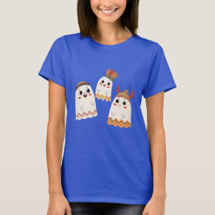 Three cheerful ghosts with unique headpieces T-Shirt