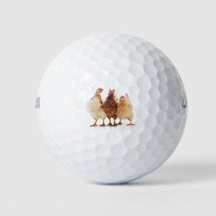 Three Chickens Golf Balls