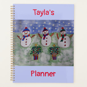 Three Christmas Snowmen Planner