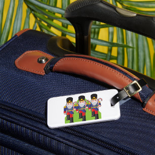Three Christmas Toy Soldiers Luggage Tag