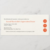 Three Circles Corporate Invitation
