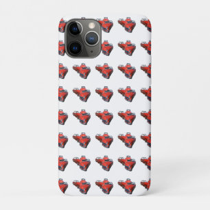 Three Classy Red And White Vintage Cars, Case-Mate iPhone Case