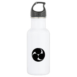 Three clockwise swirls (Jinuki) 532 Ml Water Bottle